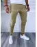 Pantaloni barbati casual regular fit bej in carouri B1589 13-1 E